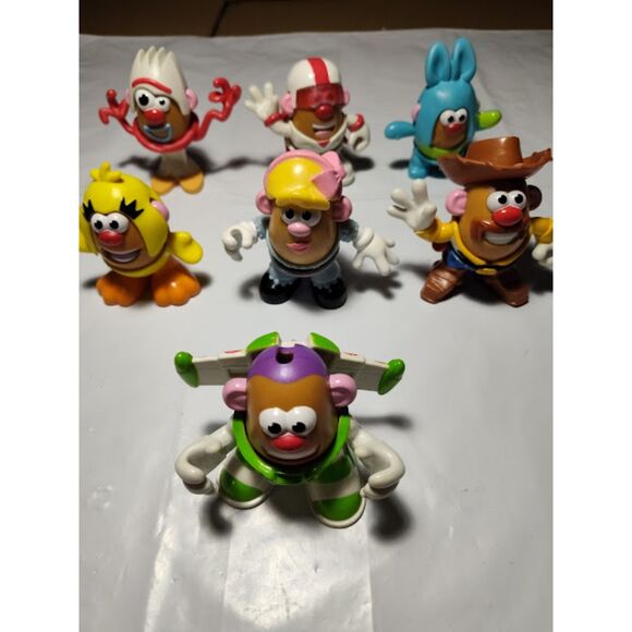 Lot of 7 Disney Toy Story Mr. Potato Head Woody Buzz - Picture 1 of 11